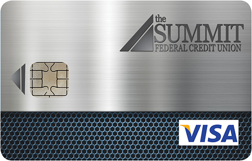 Picture of The Summit FCU visa platinum credit card