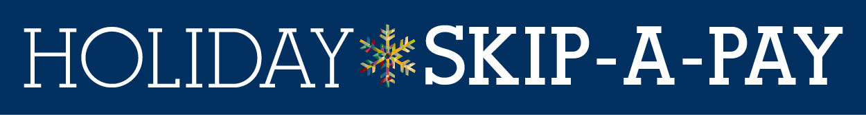 Image: Header for Skip a Pay promotion