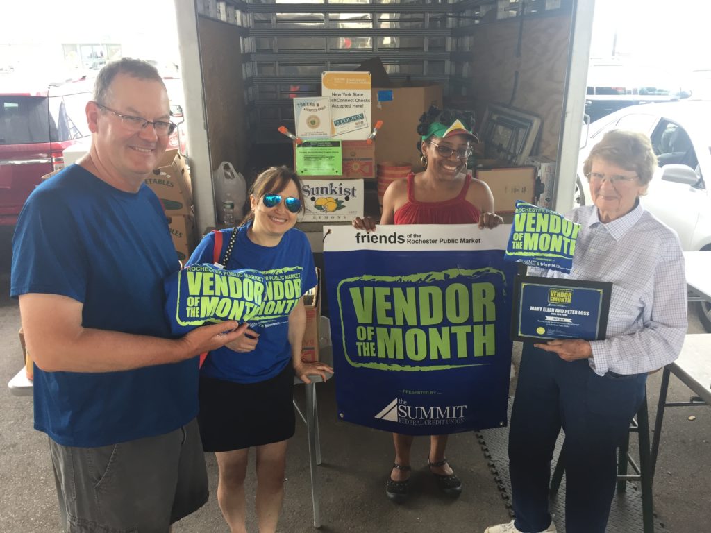 Photo of The Summit Vendor of the Month presentation