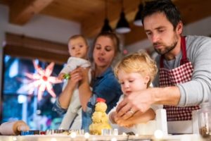 Family Baking Togetther