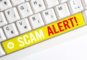 be aware of recent scams