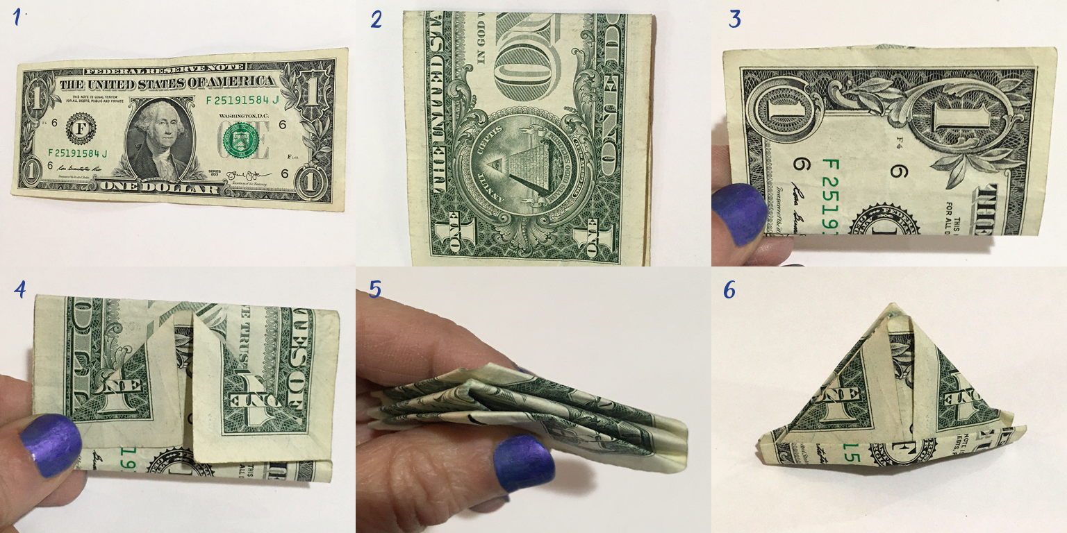 Dollar Origami Projects For Kids and Adults Folding Money