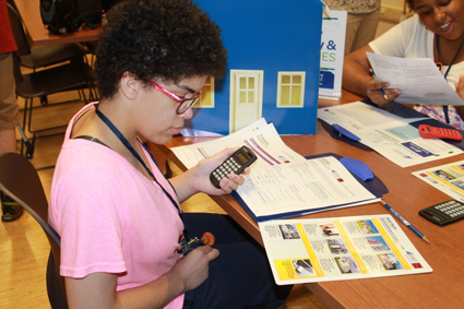 Financial knowledge and wellness session for teens given by The Summit Federal Credit Union.