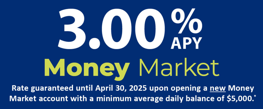 3.00% APY Money Market account