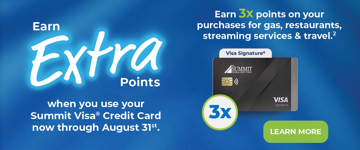 The Summit Visa Signature® Credit Card | The Summit Federal Credit Union