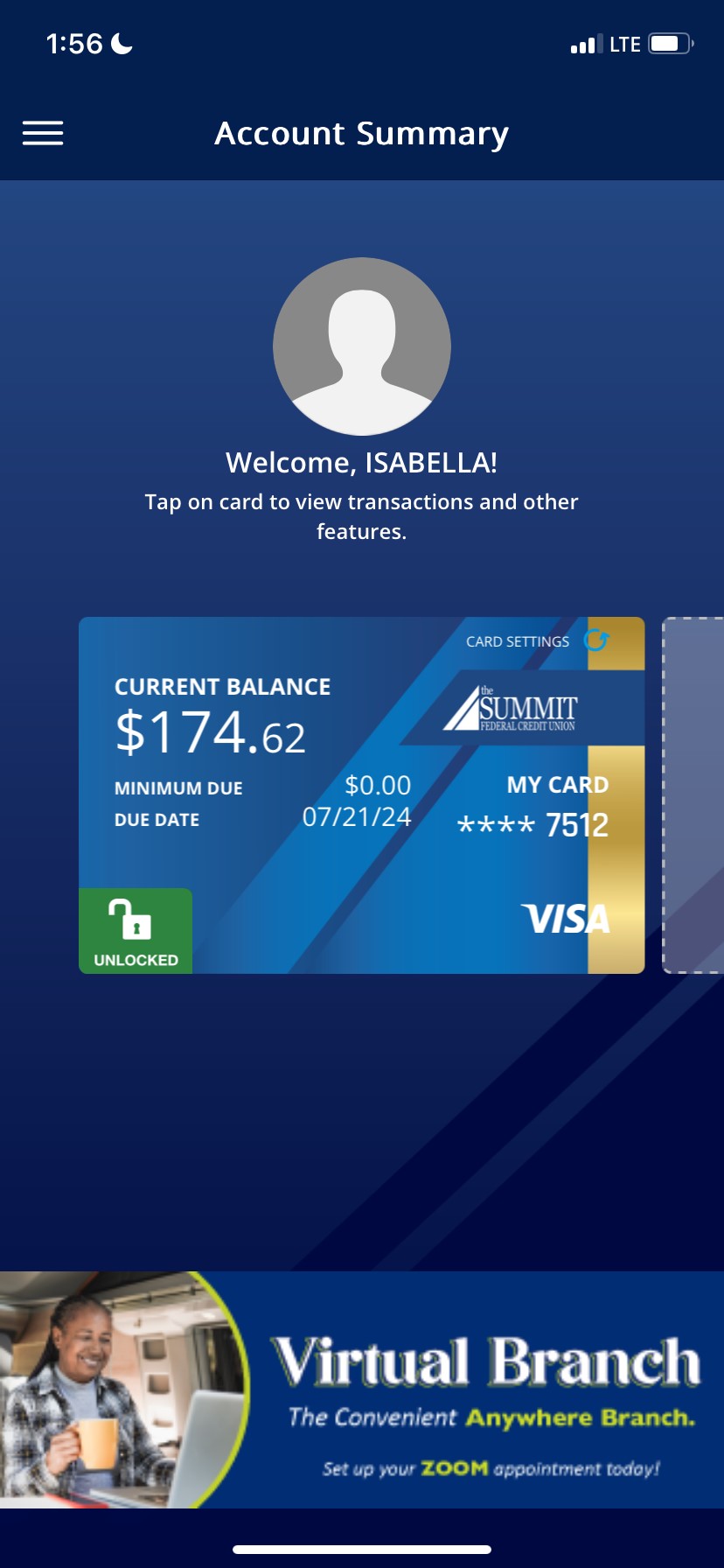 Step 1 Turn Card On or Off